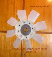 Вентилятор (крыльчатка) радиатора на двигатель Хино (Hino) K13С