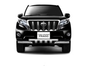 Защита переднего бампера двойная TOYOTA PRADO 150