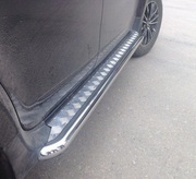 Защита порогов с алюм. площ.