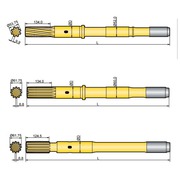 Хвостовик аналог Atlas Copco COP 2160